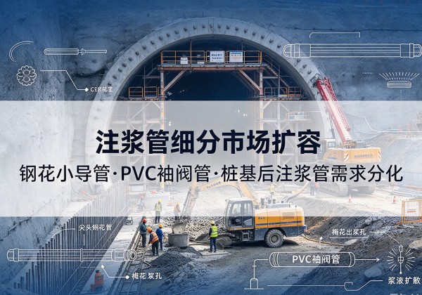 寒亭注浆管细分市场扩容，隧道钢花小导管、PVC 袖阀管、桩基后注浆管需求分化